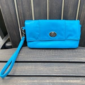 Blue Wristlet EUC